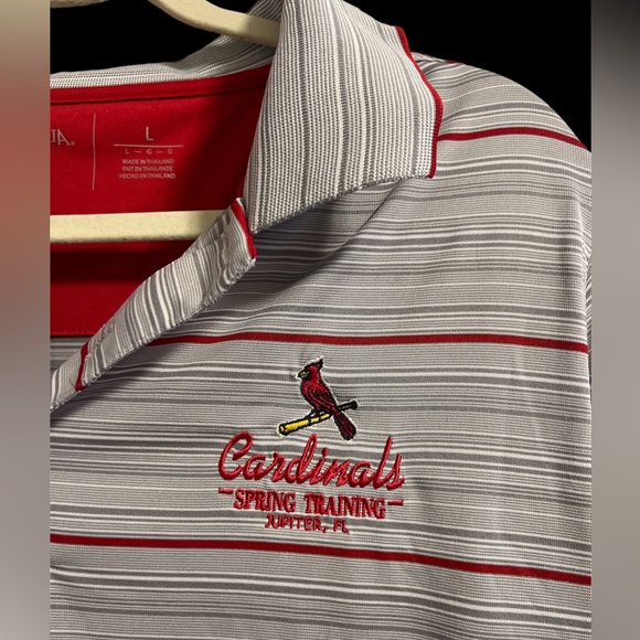Men’s Antigua St. Louis Cardinals Spring Training Polo - Picture 2 of 5